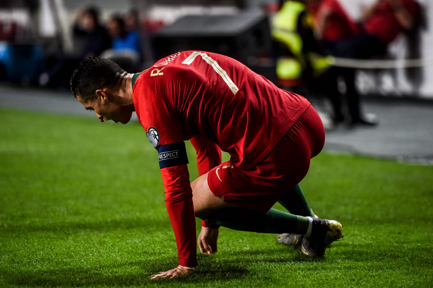 Cristiano Ronaldo pidi mängu Serbia vastu juba 31. minutil pooleli jätma.