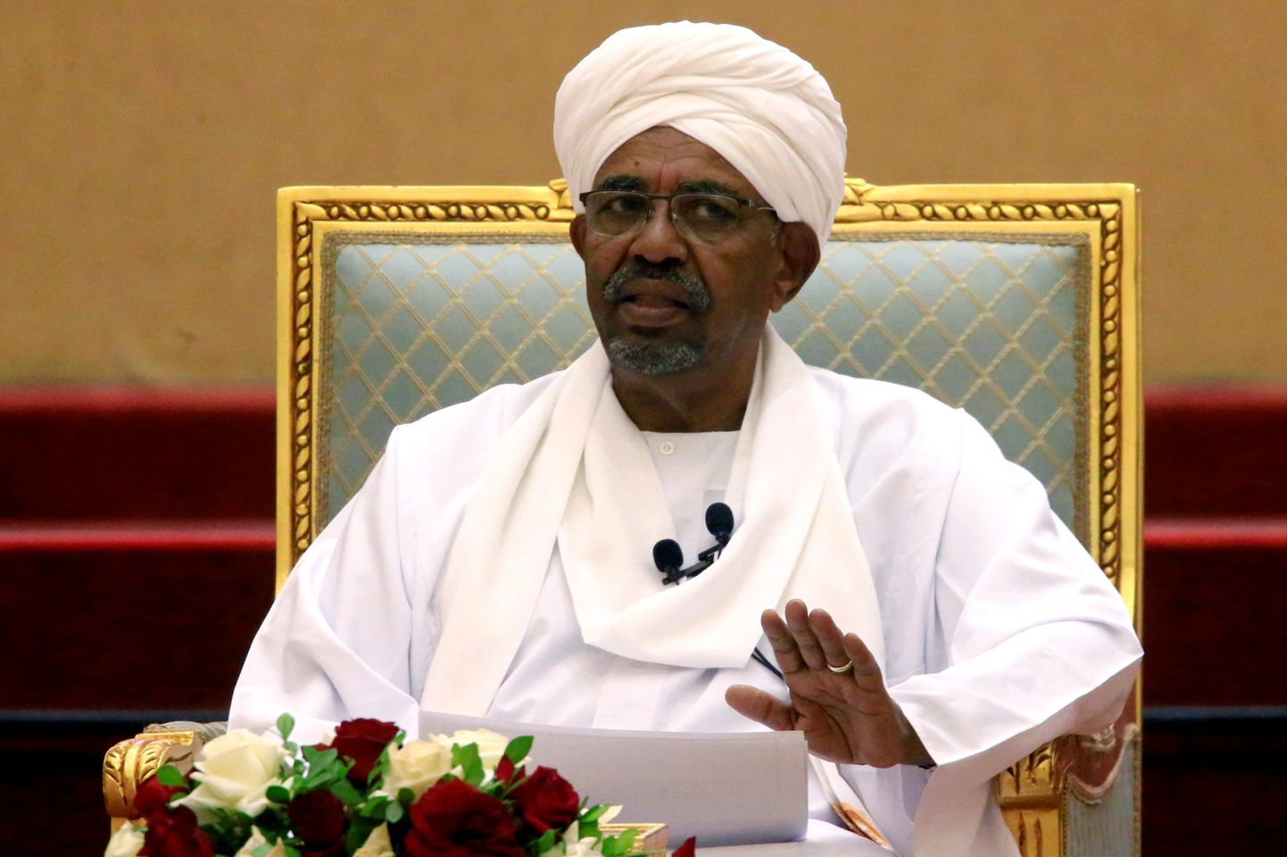 Sudaani kukutatud veteranpresident Omar al-Bashir.