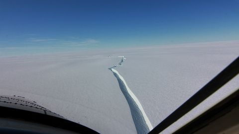 От ледника в Антарктиде откололся айсберг размером с Петербург или три Вильнюса 