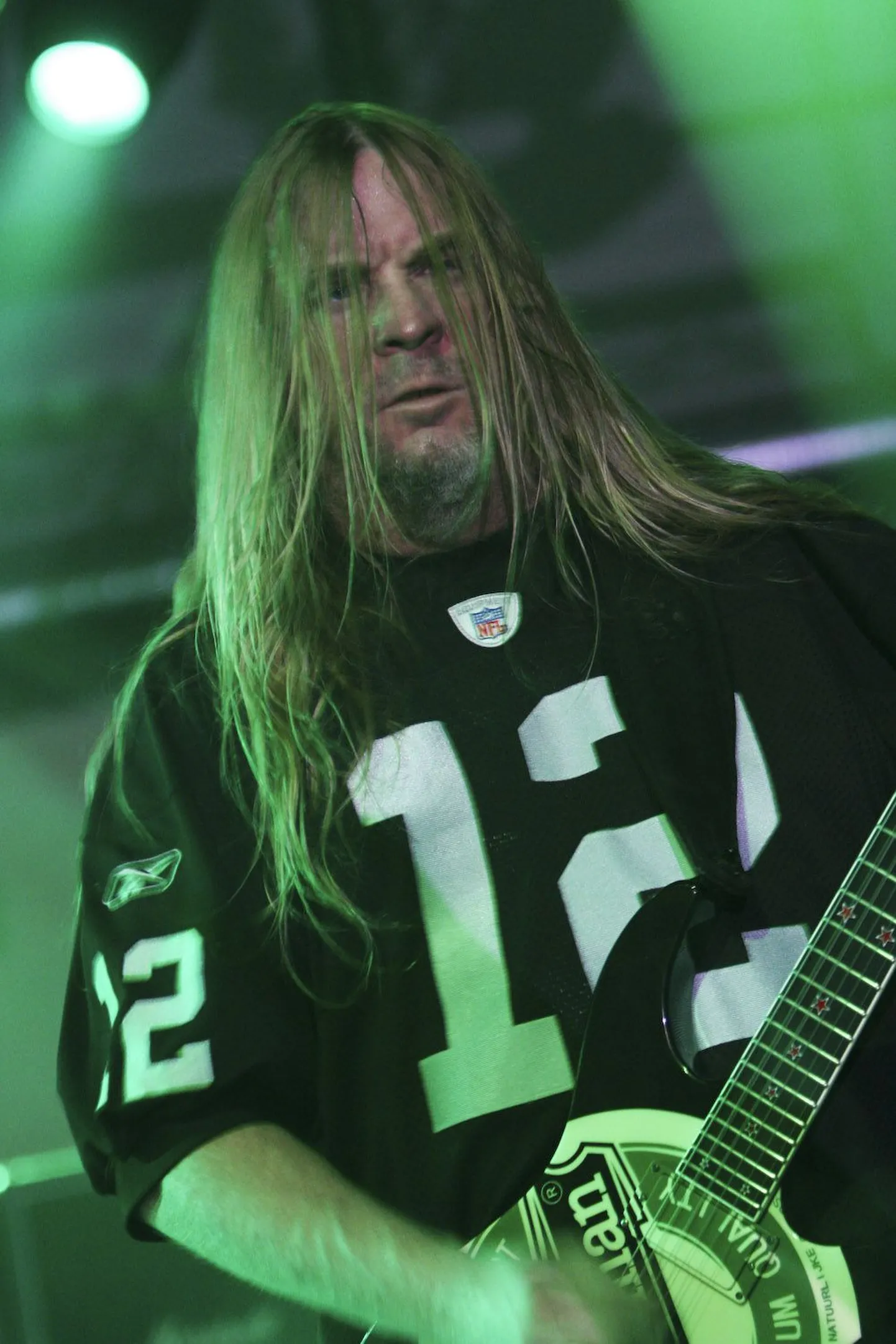 Джефф Ханнеман во время концерта Slayer в Таллинне 1 июня 2008 года