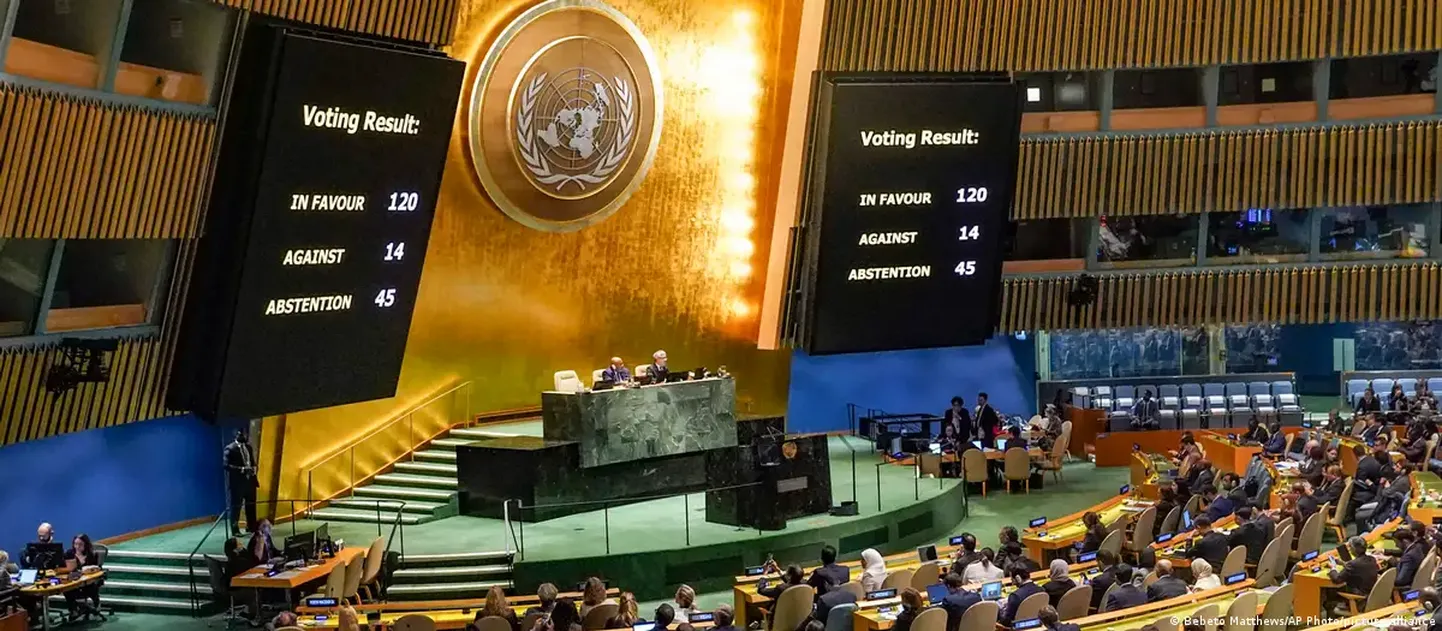 Голосование в Генассамблее ООН по резолюции о ситуации в Газе, 27 октября 2023 года