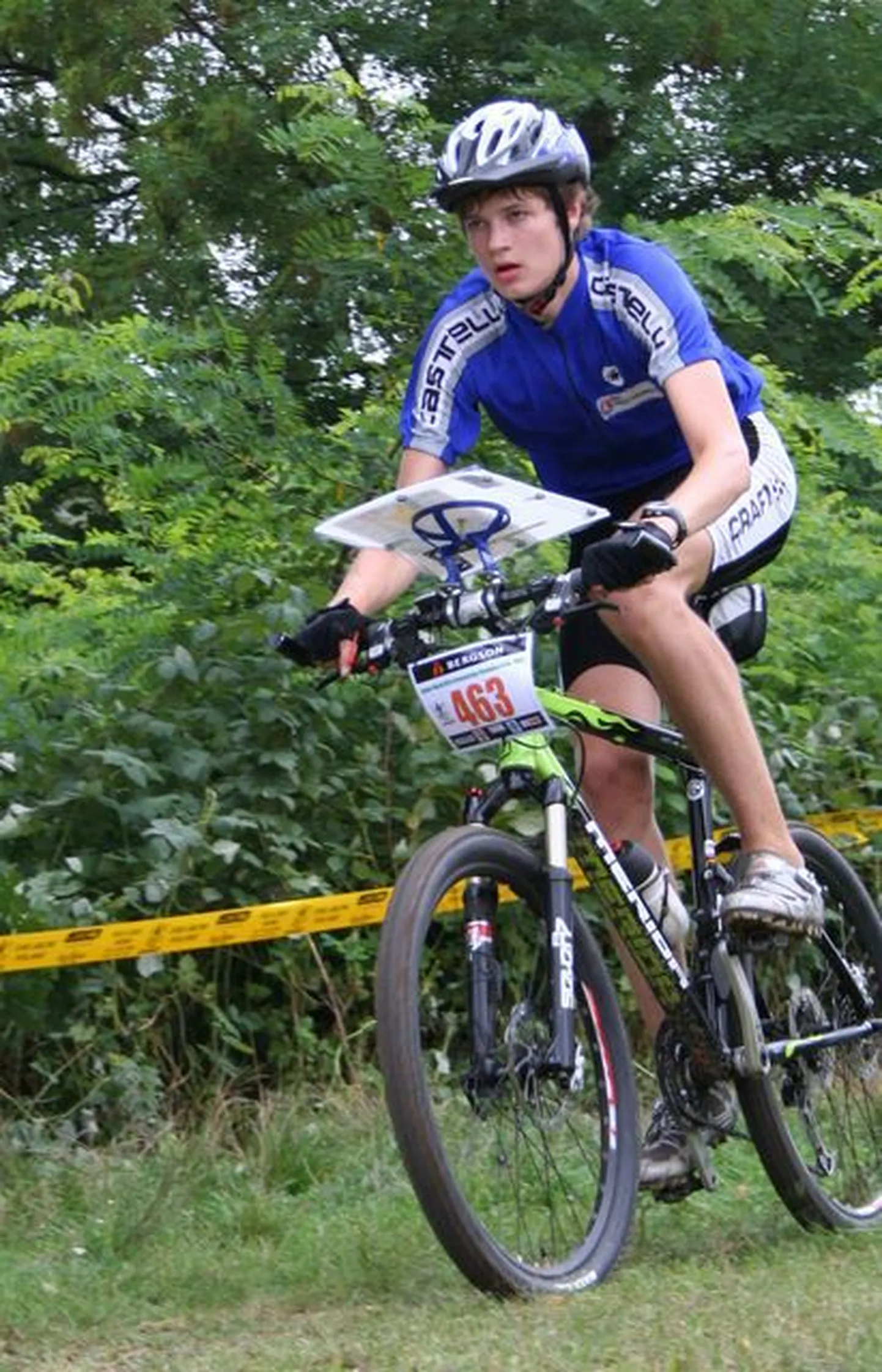 Eesti rattaorienteeruja Taaniel Tooming