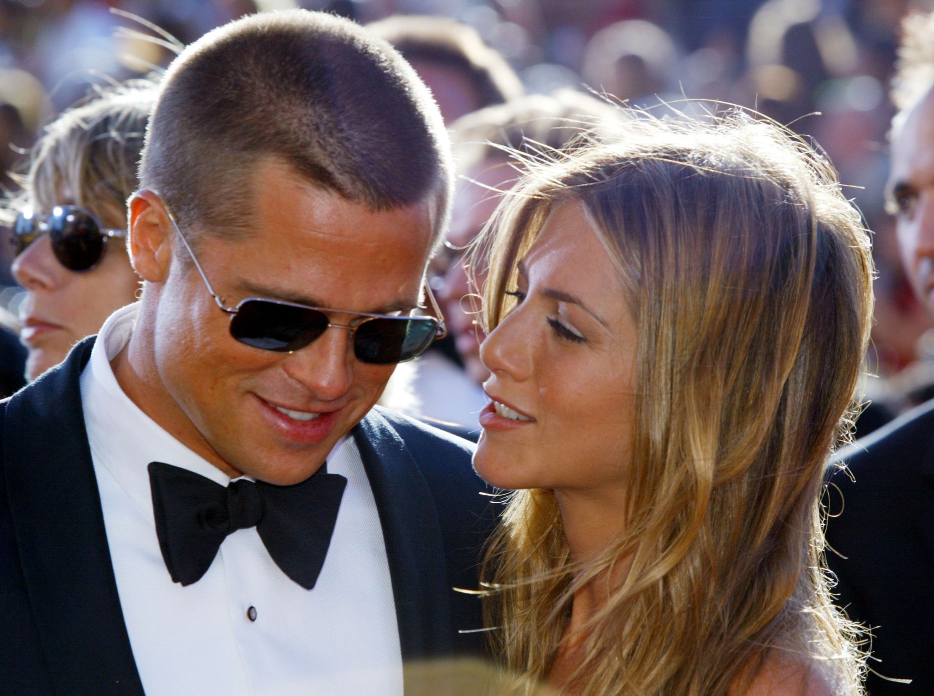 Brad Pitt ja Jennifer Aniston 2004.