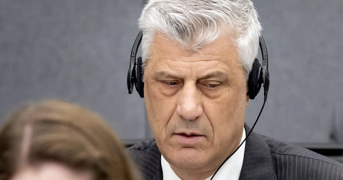 Kosovo endine president Hashim Thaçi mõisteti sõjakuritegude eest 25 aastaks vangi
