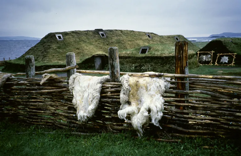 Viikingi pikkmaja rekonstruktsioon Kanadas L'Anse aux Meadows