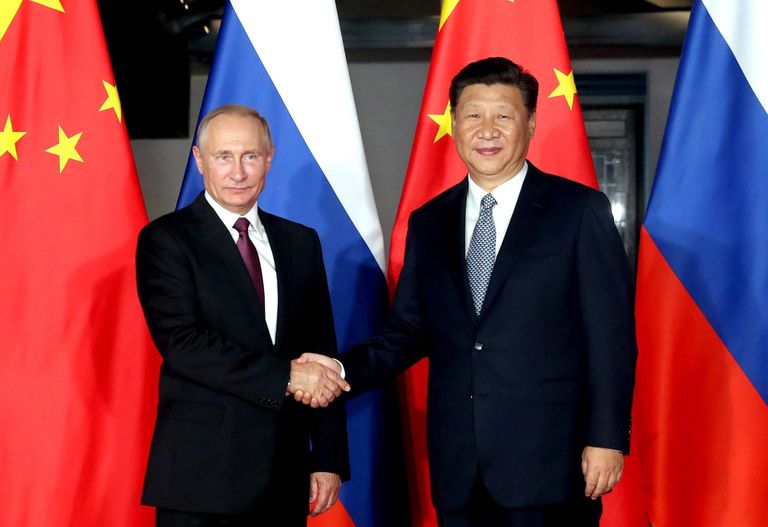Xi Jinping ja Vladimir Putin. Liu Weibing/imago/Xinhua/Scanpix