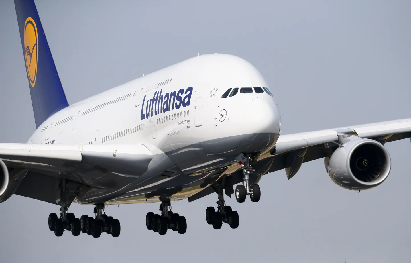 Самолет авиакомпании Lufthansa.