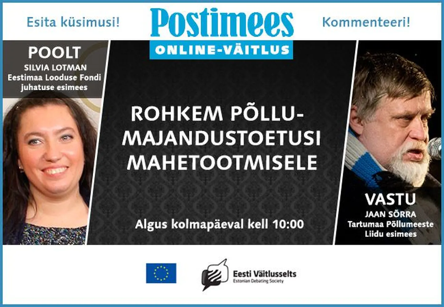 Online-väitlus: Jaan Sõrra ja Silvia Lotman
