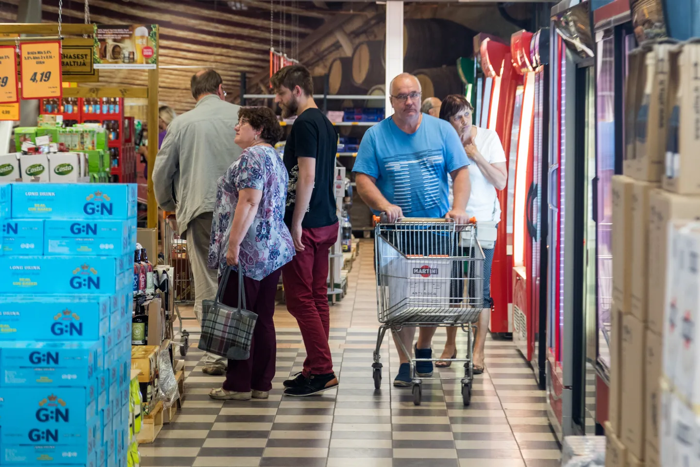 Alkoralli Valka piiripunktis Alko1000 kaupluses.