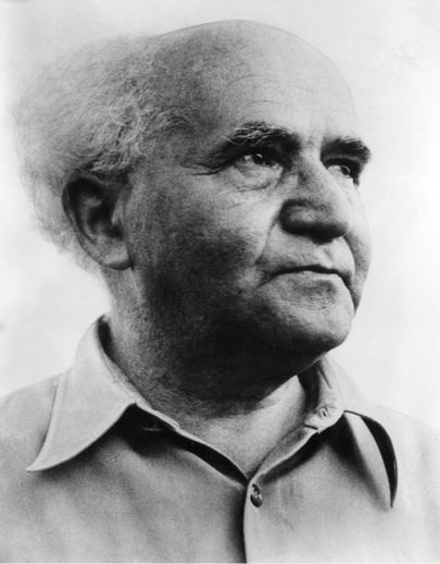 David Ben Gurion.