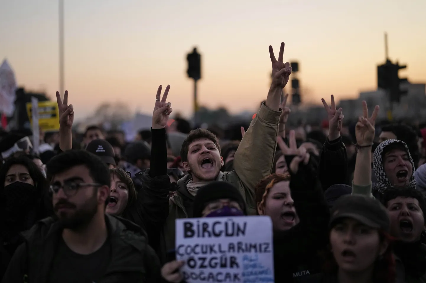 Meeleavaldajad Istanbulis.