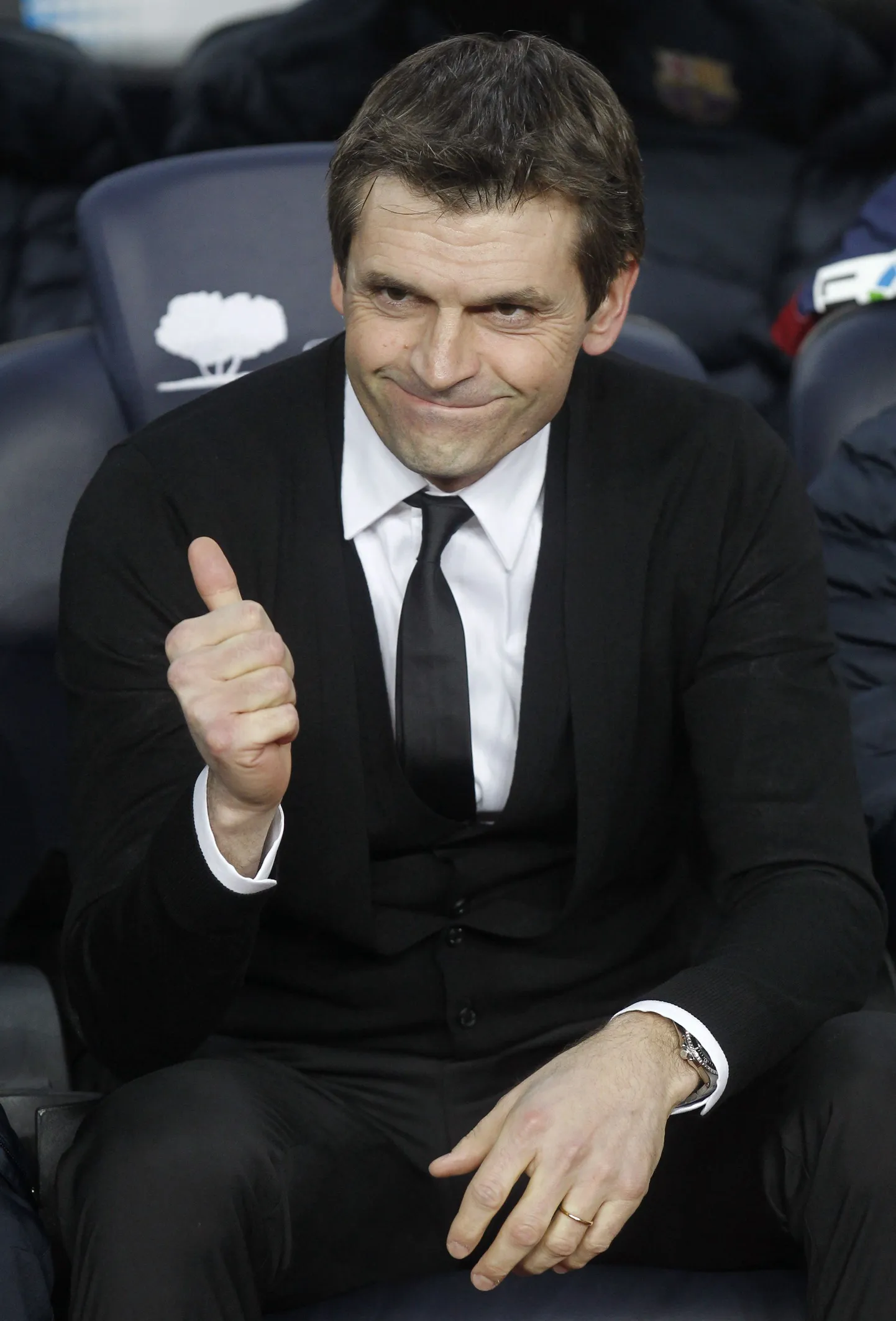 FC Barcelona peatreener Tito Vilanova.