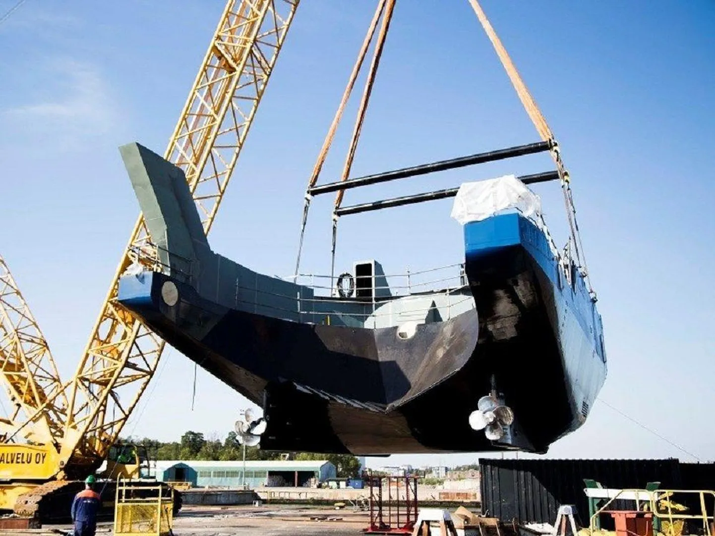 Maailma esimene iseliikuv jäämurdevöör, mis valmis BLRT Grupi Soome laevatehases Turku Repair Yard.