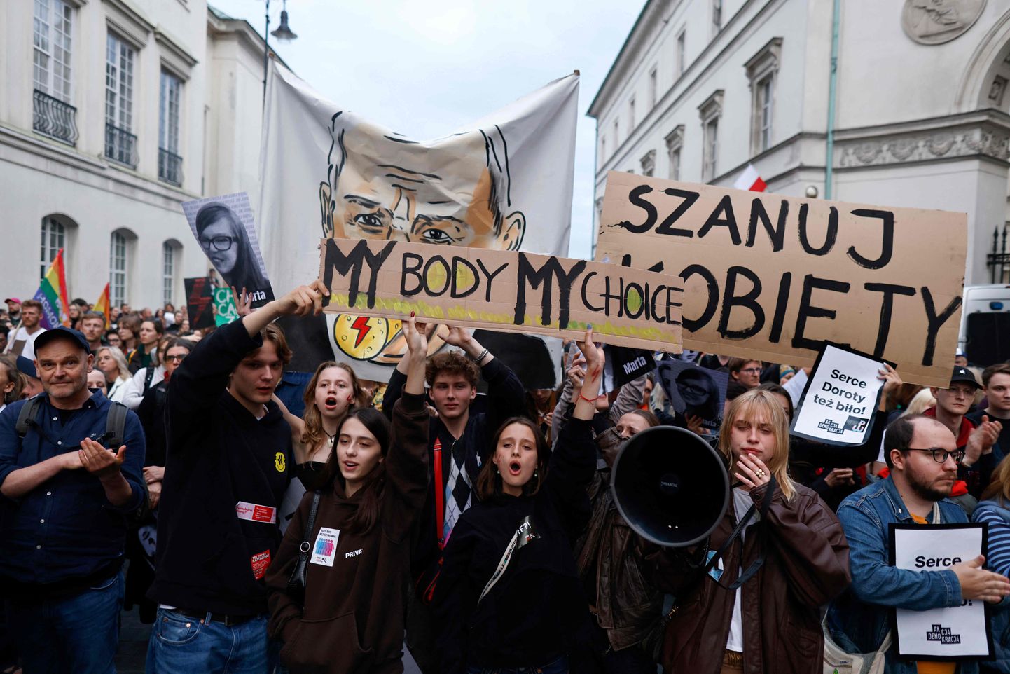 Abordikeelu vastased meeleavaldajad tänavu juunis Varssavis.