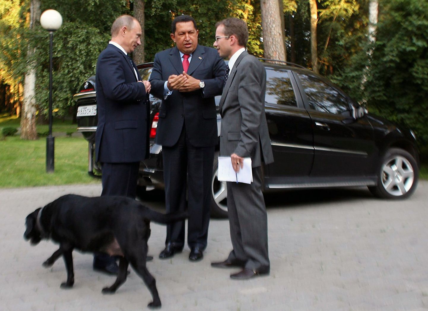 Venemaa peaminister Vladimir Putin ja Venezuela president Hugo Chavez.