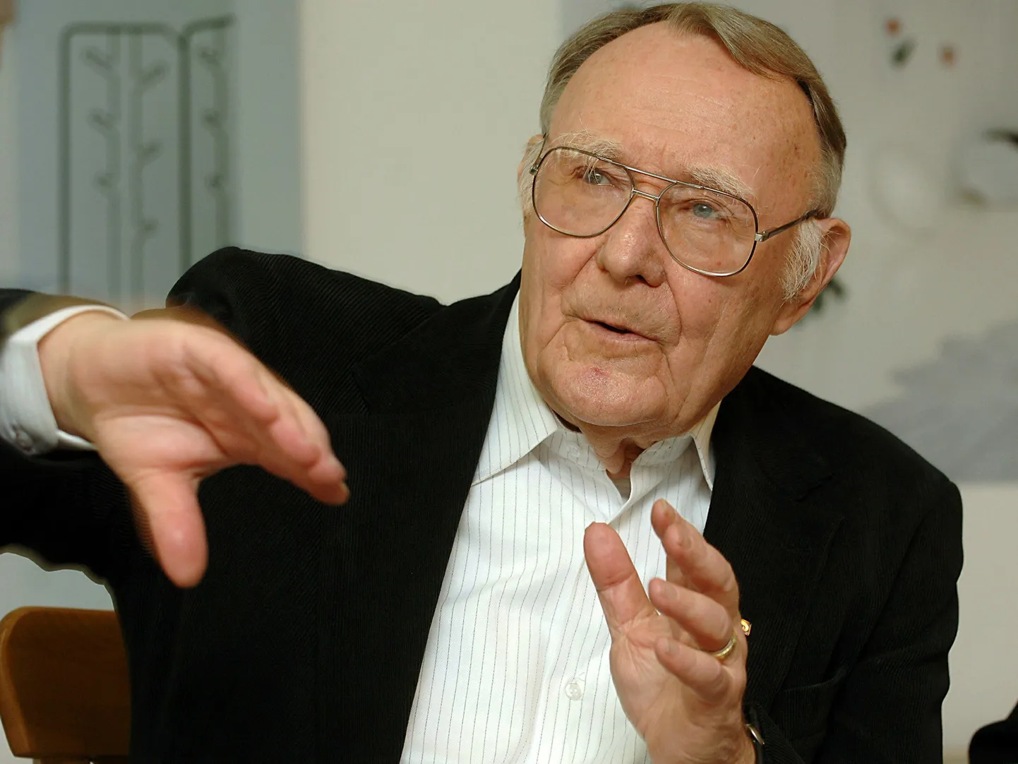 Rootsi rikkaim inimene: IKEA asutaja Ingvar Kamprad.