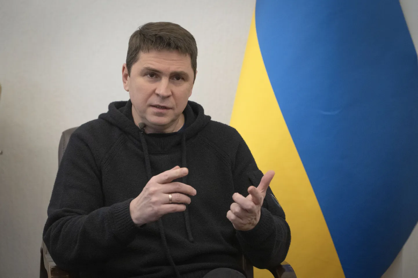 Ukraina presidendi kantselei juhi nõunik Mõhhailo Podoljak.
