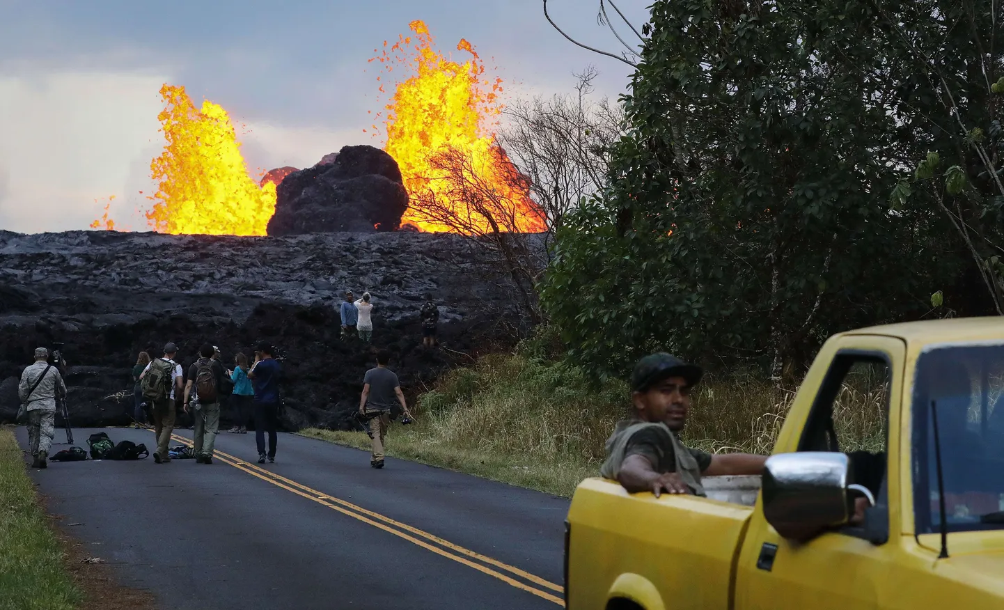 Laava matab enda alla üha rohkem Hawaii territooriumi.
