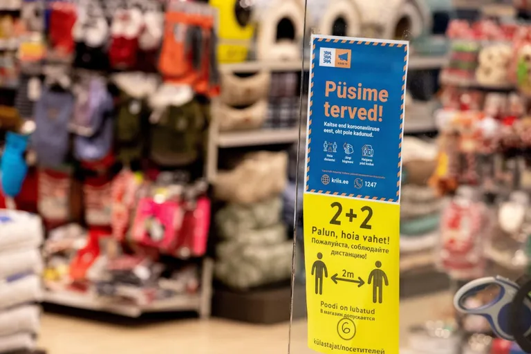 Kauplustes kehtib endiselt külastajate arvu piirang.
