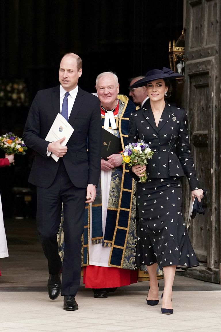 Walesi prints William koos abikaasa, printsess Catherine'ga, Rahvaste Ühenduse päevale pühendatud jumalateenistusel Westminster Abbey's 13. märtsil 2013. 
