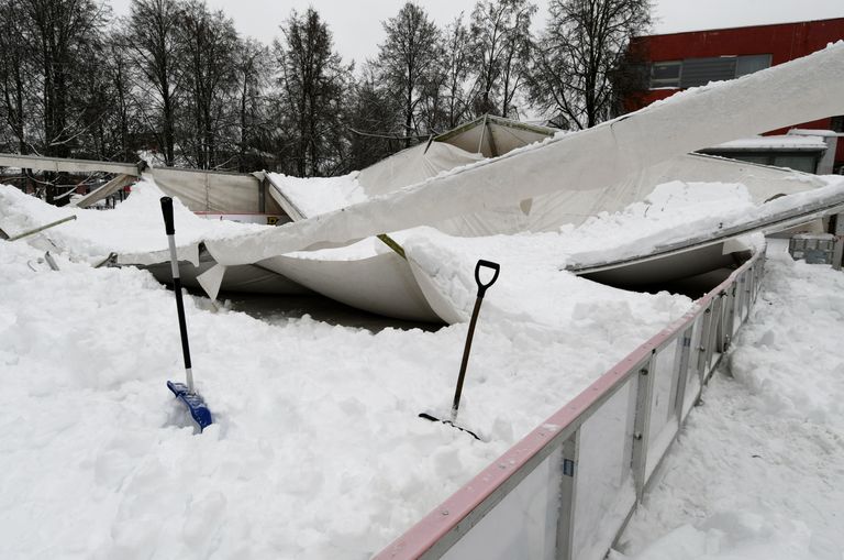 Daugavpilsi uisuväli peale õnnetust.