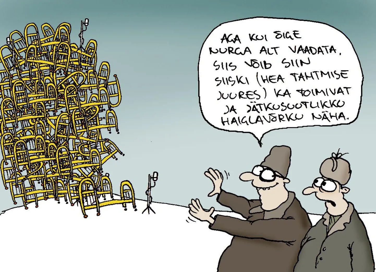 Jätkusuutlik haiglavõrk.
