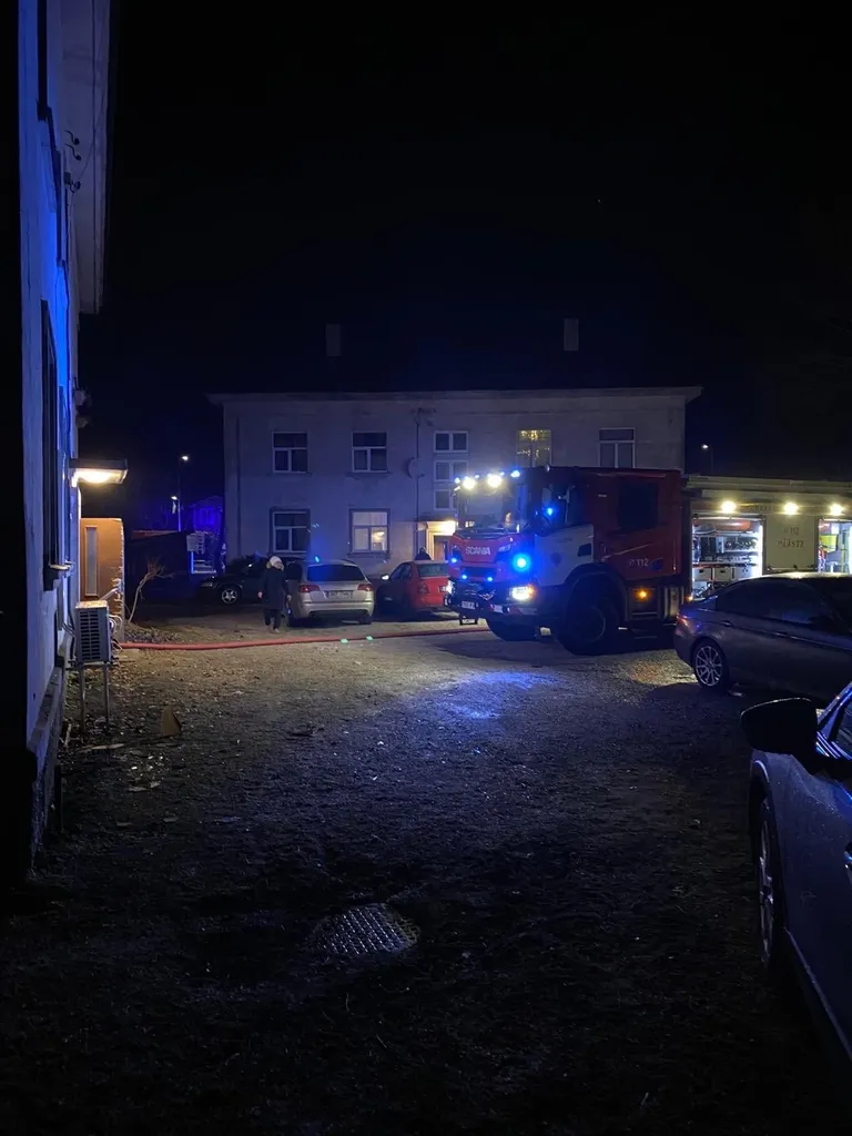 Пожар в многоквартирном доме.