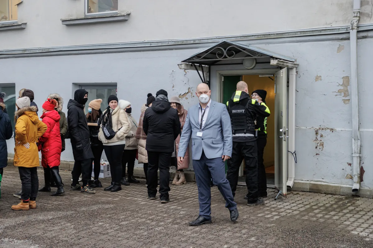 Sõjapõgenike vastuvõtukeskus 7. märtsil