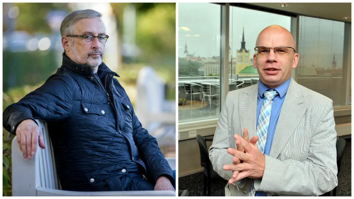 Jaak Jõerüüt ja Allar Jõks. Foto: Postimees