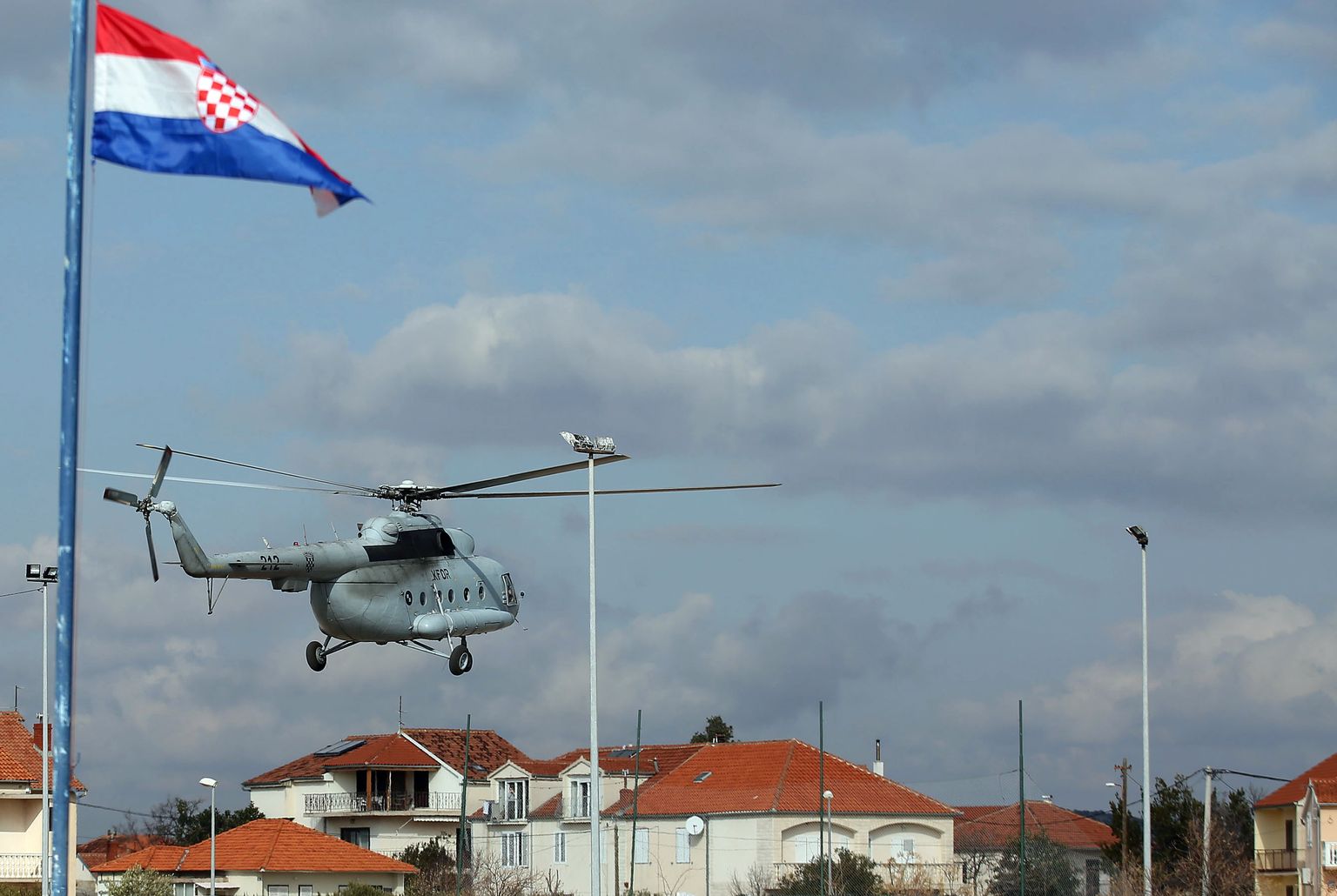 Horvaatia õhujõudude helikopter.