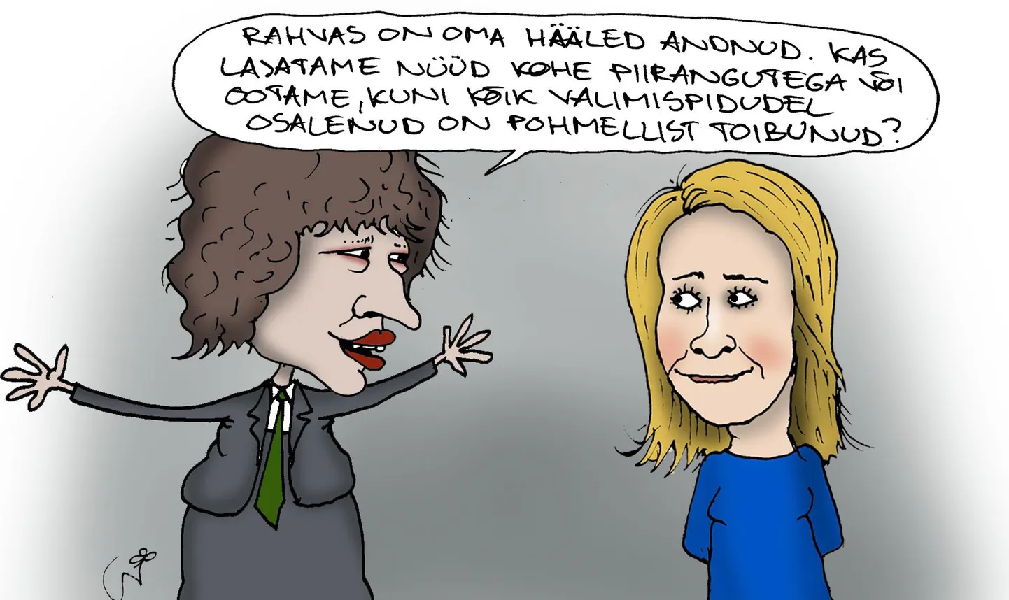 Urmas Nemvalts joonistab FOTO: Urmas Nemvalts
