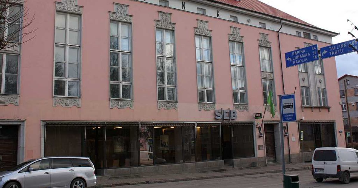 Võru pani ajaloolise pangamaja müüki