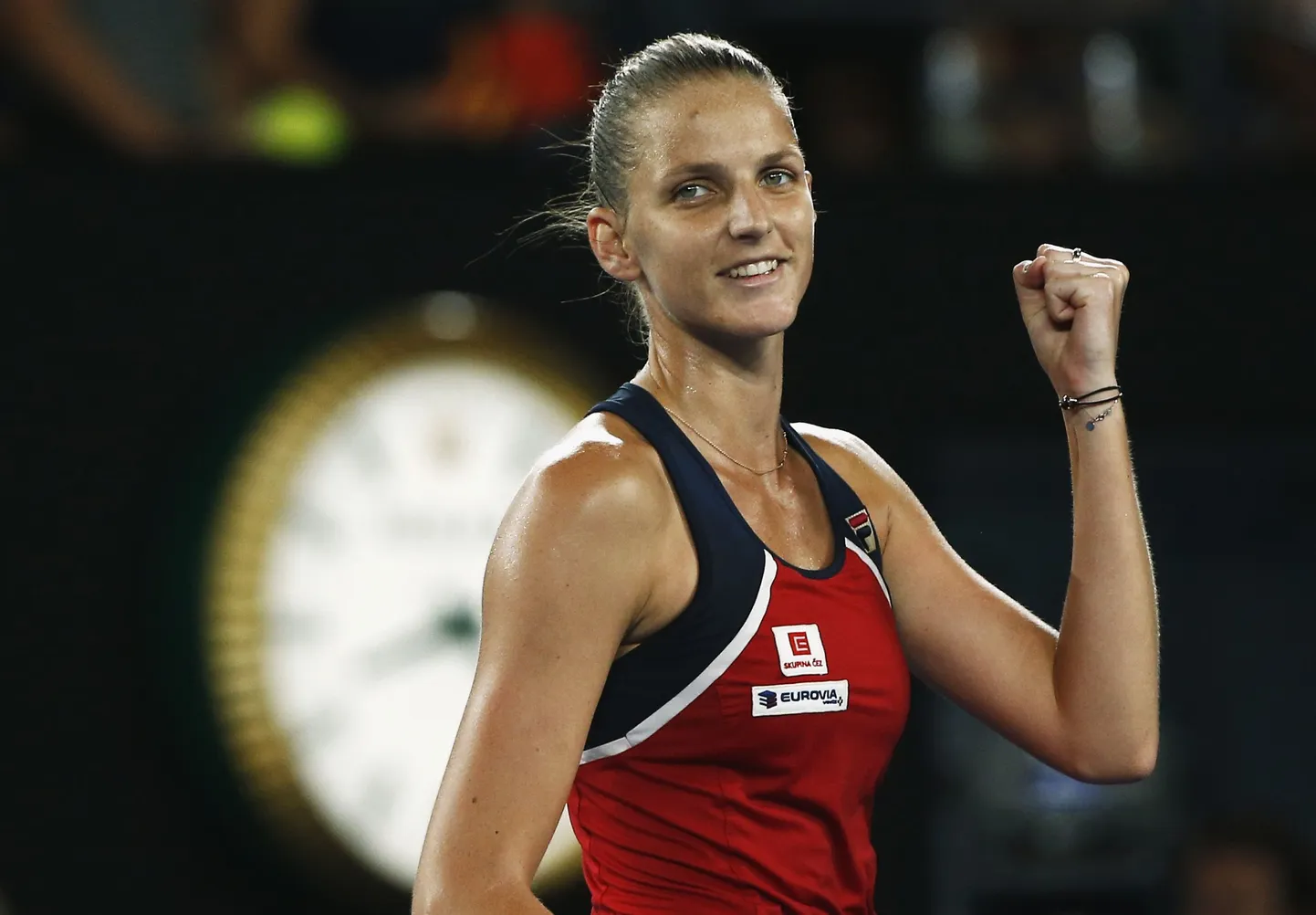 Mullune USA lahtiste finalist Karolina Pliškova jõudis karjääris teistkordselt slämmiturniiril veerandfinaali.