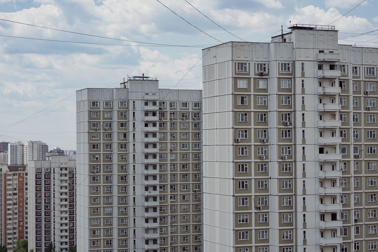 Многоэтажные жилые дома в России.