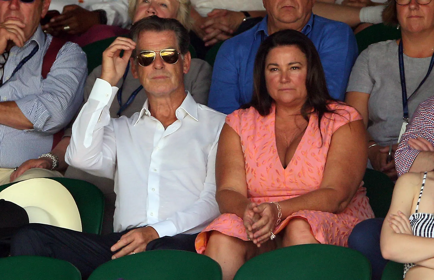 Näitleja Pierce Brosnan koos abikaasa Keely Shaye Smithiga 2018. aastal.