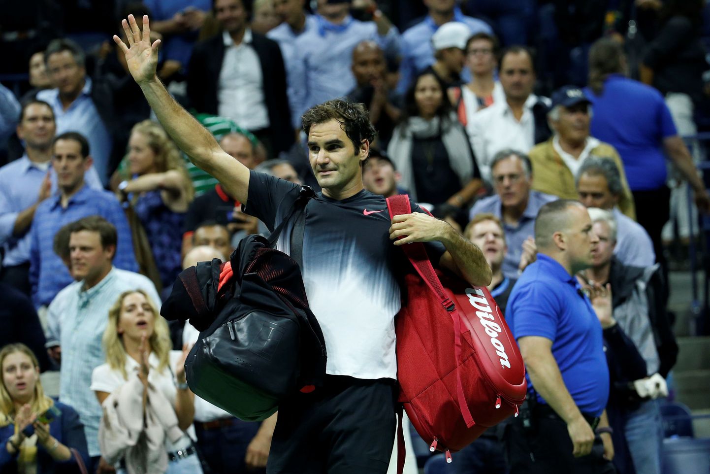 Roger Federer lahkus seekord New Yorgis lavalt pärast veerandfinaali.