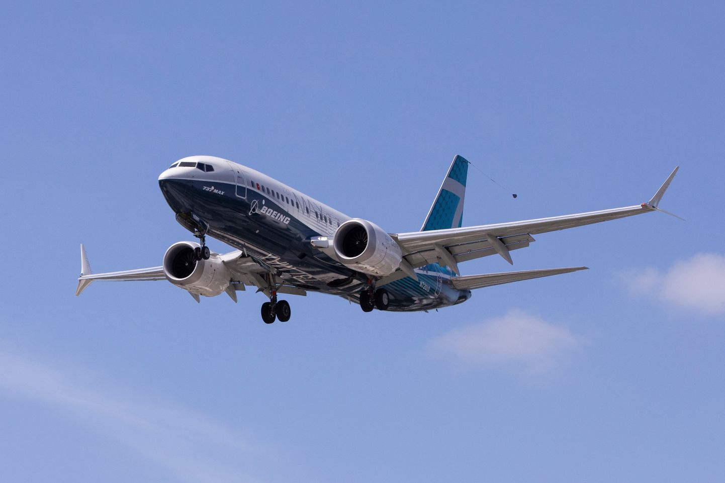Boeing 737 Max maandub pärast katselendu Seattle'is.