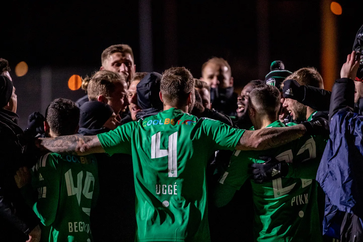 Nõmme Kalju ja Levadia kohtumises lõi väravaid vaid üks mees - Maximiliano Achille Ugge (nr 4).
