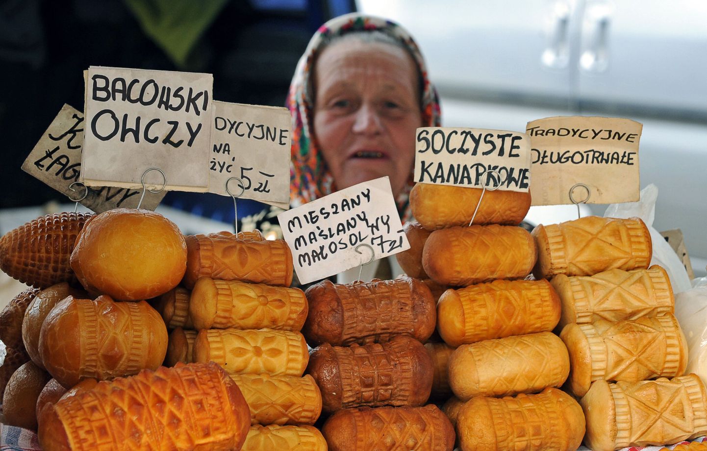 Poola juustumüüja.