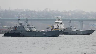 Российские корабли в Азовском море, апрель 2021 года