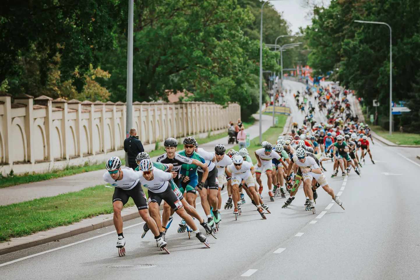 Tänavu toimub rulluisumaraton lühemate distantsidega. Pildil 2020. aasta Tartu Rulluisumaraton.