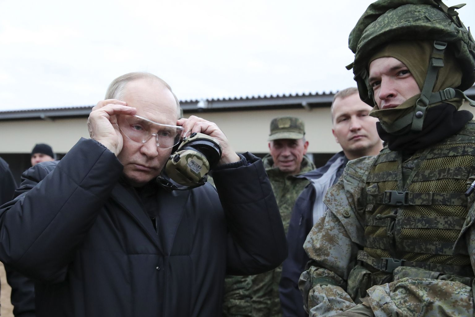 Venemaa president Putin väidetavalt väljaõppekeskust külastamas.