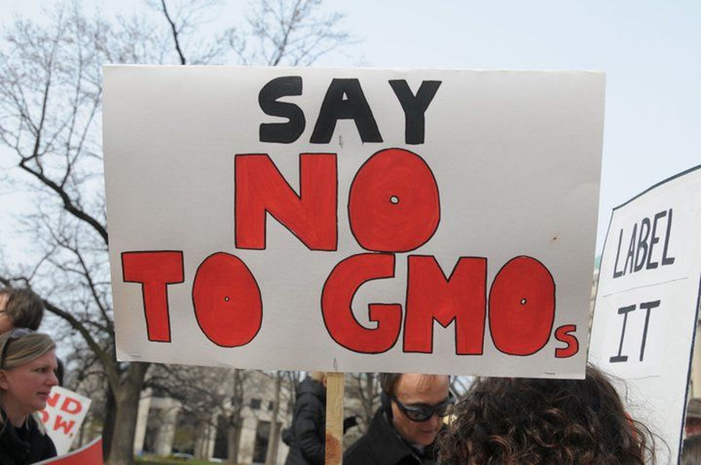GMO-vastane plakat.