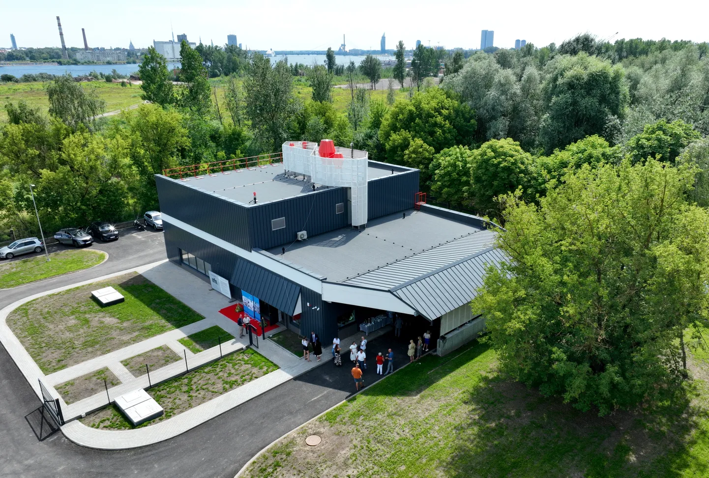 SIA "Rīgas ūdens" jaunā kanalizācijas sūkņu stacija Daugavgrīvas ielā. Ilustratīvs attēls