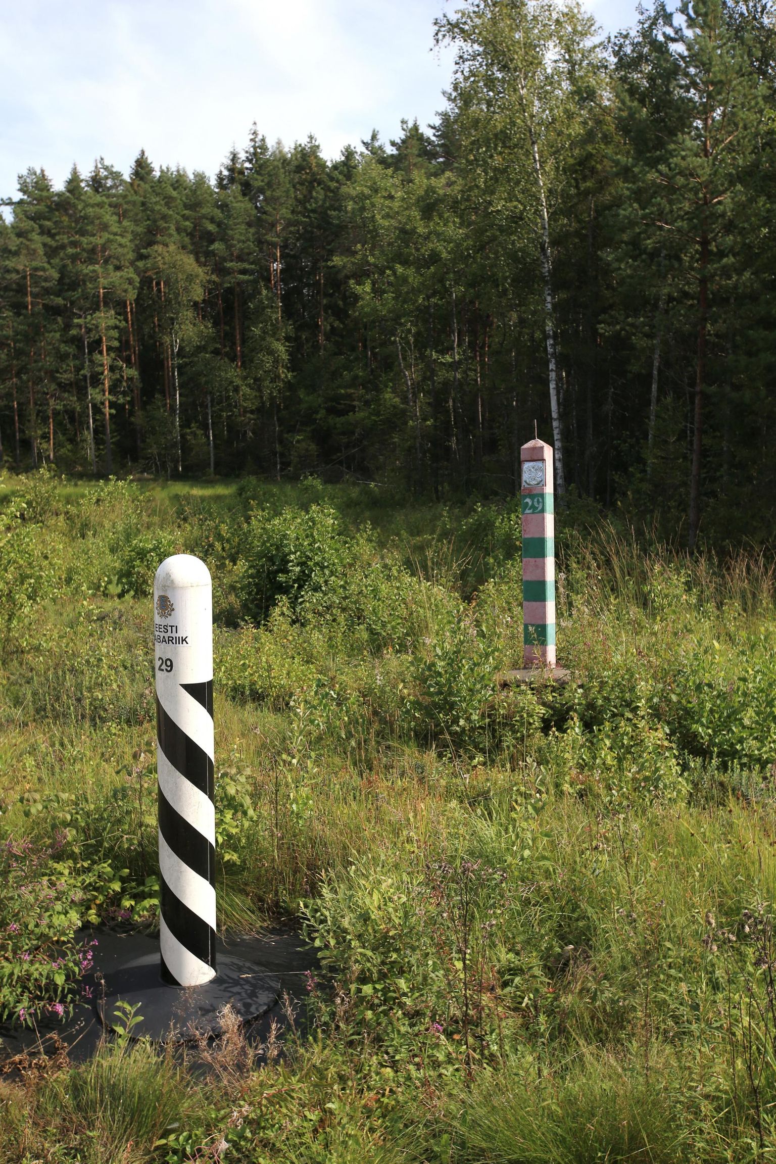 Eesti Vabariigi ja Venemaa piiripostid.