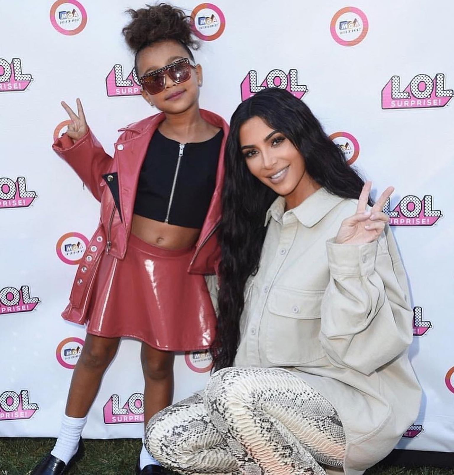 Kim Kardashian ja tütar North West.