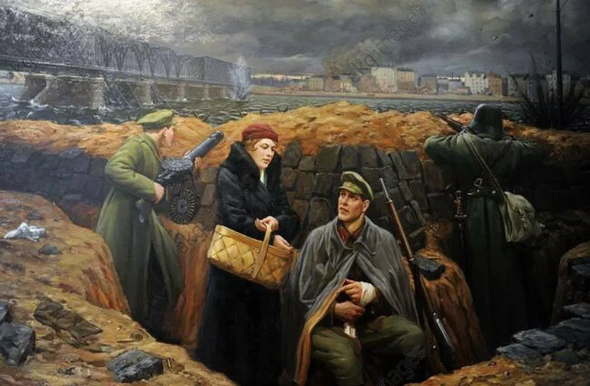 O. Grundes glezna, kurā attēlota Elza Žiglevica, 1930. gads