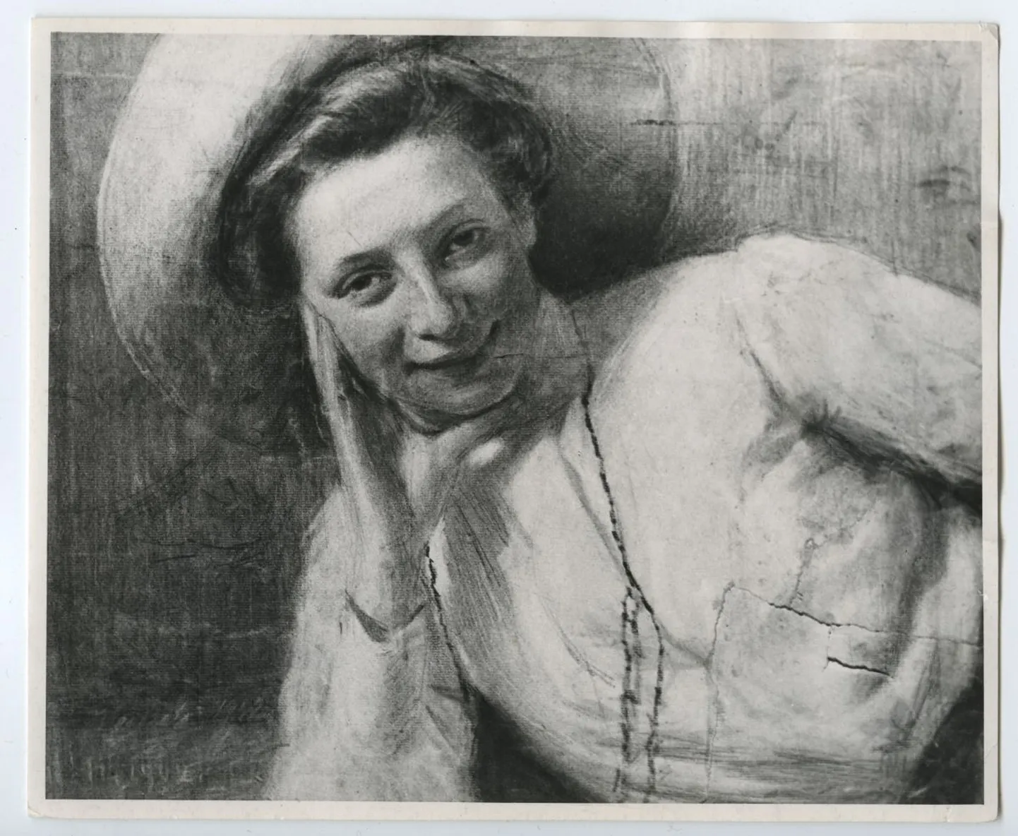 Ants Laikmaa. Daam laia kübaraga. Pr Sonny Brunberg. 1902. Süsi