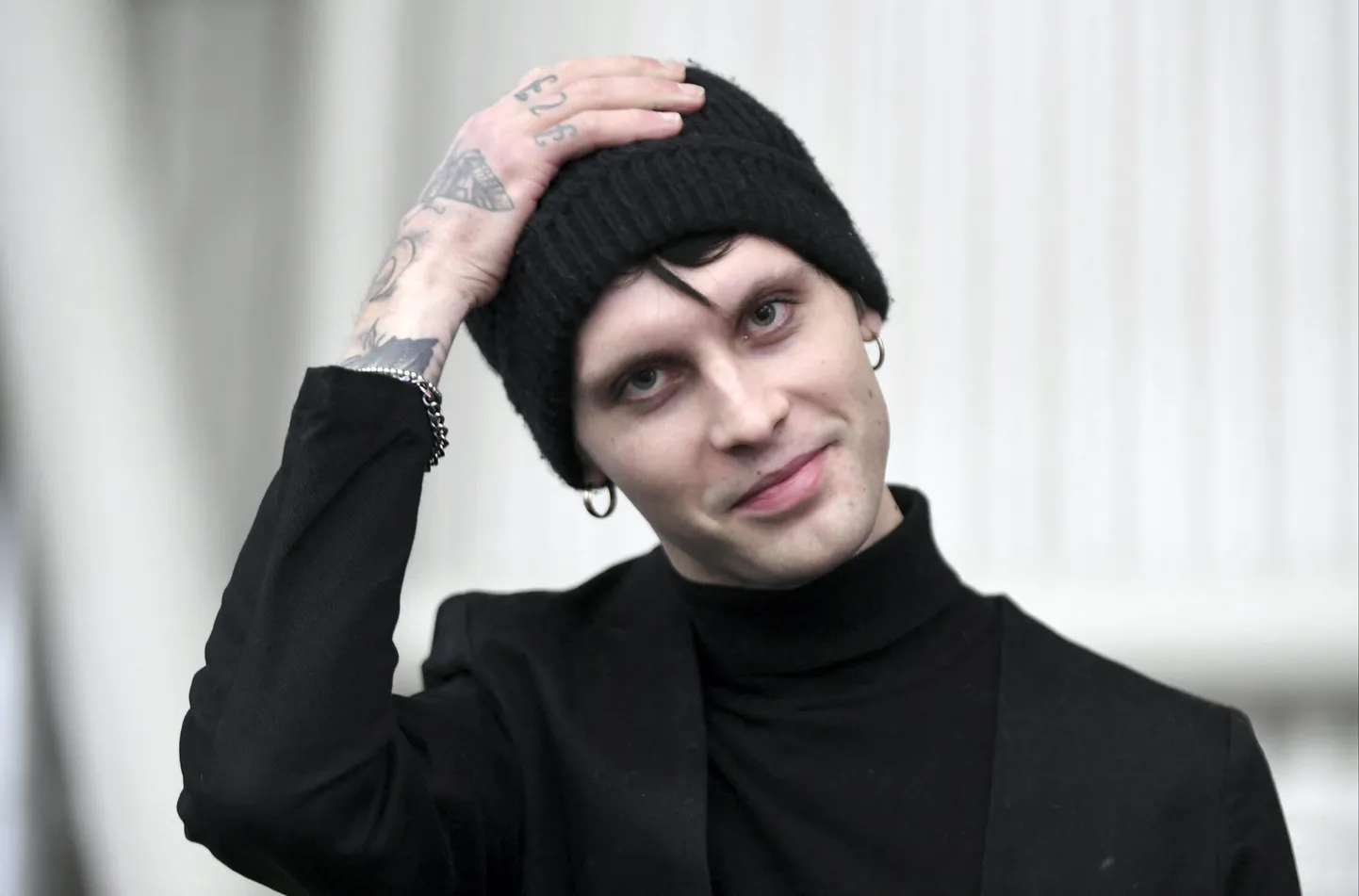 Miki Liukkonen Helsingi raamatulaadal 2019. aastal.