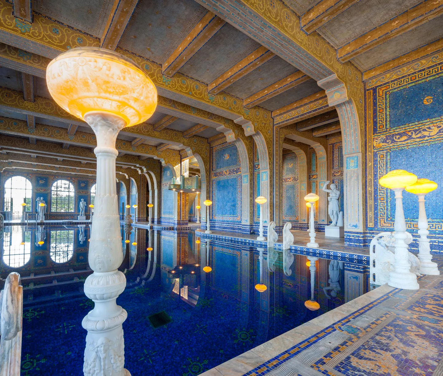 Hearst Castle'i elegantne sisebassein.